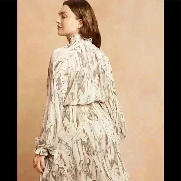 Banana Republic Smocked Crinkled Dress - Picture 5 of 10